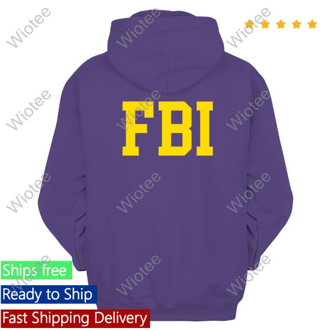 Official FBI T Shirt FBI Hooded Sweatshirt