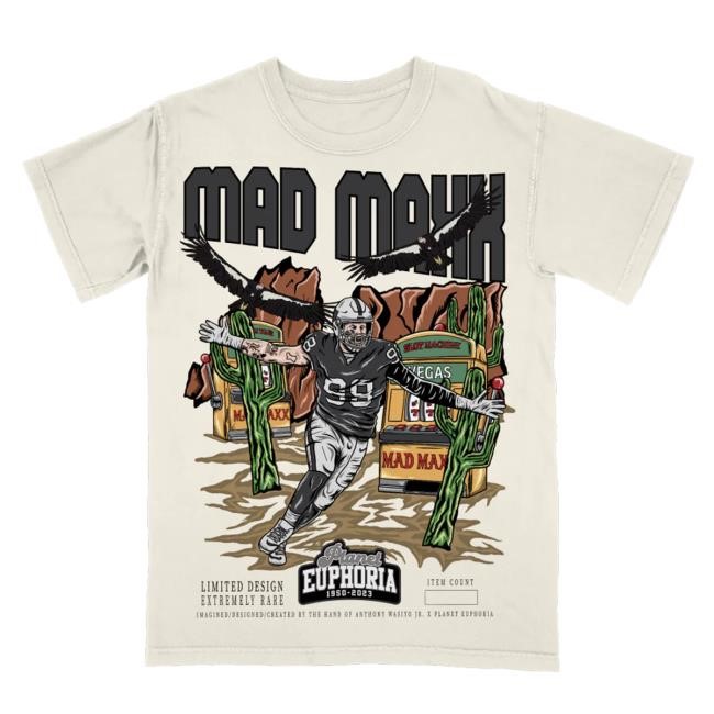 Official Planet Euphoria Maxx Crosby T-Shirt #500