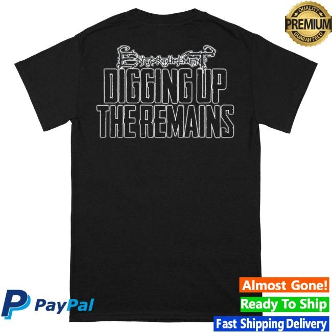 Official Reality Fade Merch Store Entorturement 'Digging Up The Remains' Long Sleeve Tee