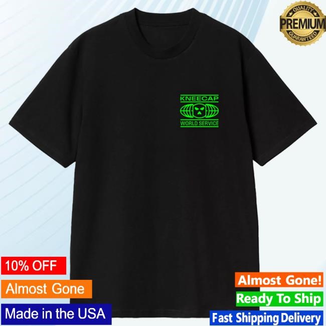 Official Kneecap Merch World Service Shirt Official Kneecap Merch World Service New Shirt