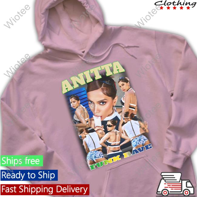 Anitta Funk Rave Collage T-Shirt Anitta Funk Rave Collage T-Shirt