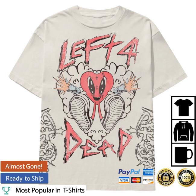 Official 1400 Club Trippie Redd Merch Store Trippie Redd Left 4 Dead Popover Shirt White Trippie Redd Apparel Clothing Shop TrippieRedd 1400Club