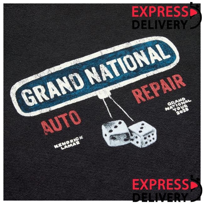 Official Kendrick Lamar Auto Repair LATAM Hoodie Grand National Tour Official Kendrick Lamar Auto Repair LATAM Popover Hoodie Grand National Tour