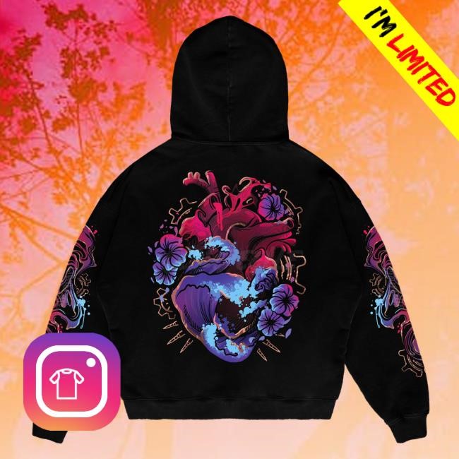 Cloudeelle "Emulsion" - Oversized Popover Sweatshirt Official Cloudeelle Merch Store Cloudeelle "Emulsion" - Oversized Popover Hoodie