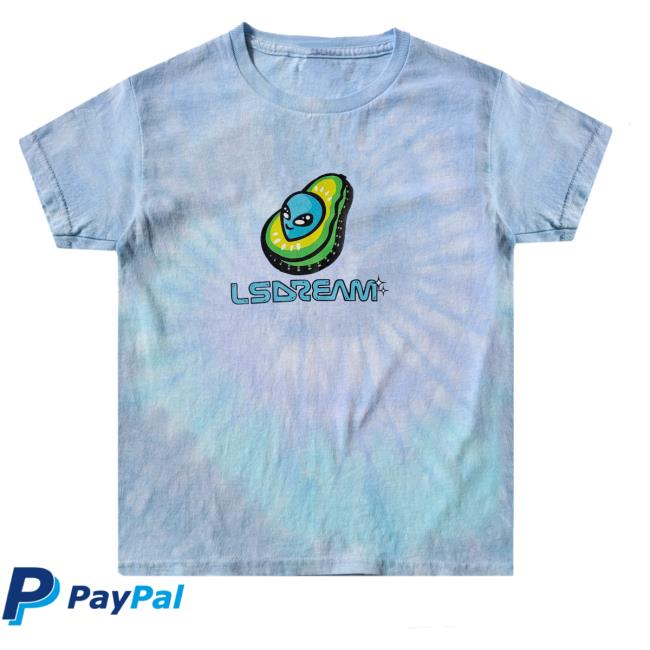 Official LSDREAM - Kids Avocado Tie Dye Tee