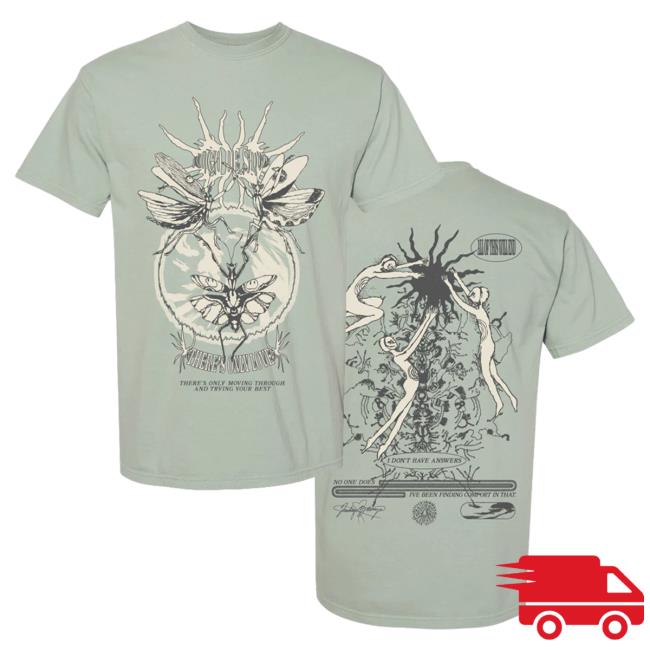 Official Hello Merch Store Indigo De Souza Moving Through Bay Shirt 2023 Hellomerch