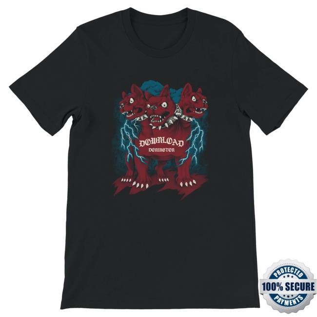 Download Festival Download Cerberus 2025 Line-Up Shirt Download Festival Merch Store Shop Official