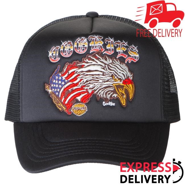 Official Cookies Merch Store Shop Cookies Highway Lightning Trucker Hat Cookiessf
