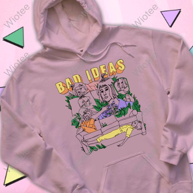 Official Bad Ideas Sketch Hoodie Official Tessa Violet Merch Bad Ideas Sketch Sweatshirt