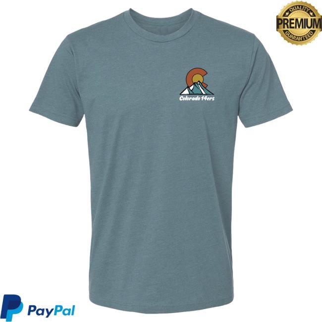 Official Wild Tribute Colorado 14ers Long Sleeve Tee Shirt Official Wild Tribute Colorado 14ers Long Sleeve Shirts