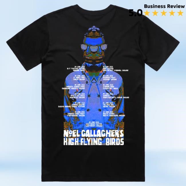 Official Tour Shirt Black (Star) - Noel Gallagher's High Flying Birds Official Store Official Tour T Shirt Black (Star) - Noel Gallagher's High Flying Birds Official Store