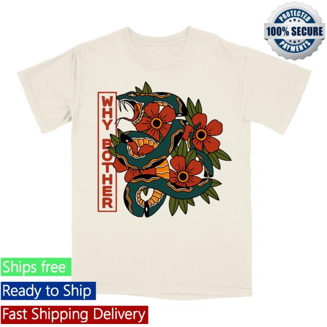 The Wonder Years Merch Why Bother Snake Hooded