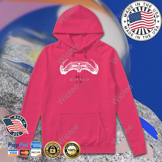 Official Diablo 4 Merch Diablo Iv Skull Long Sleeve Shirt Official Diablo 4 Merch Diablo Iv Skull Long Sleeve T Shirt