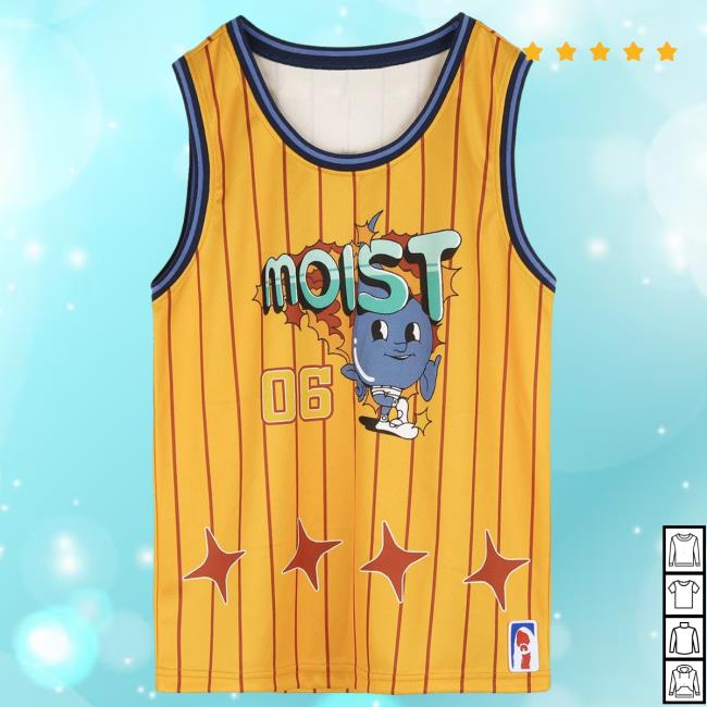 Moist Retro Basketball Jersey