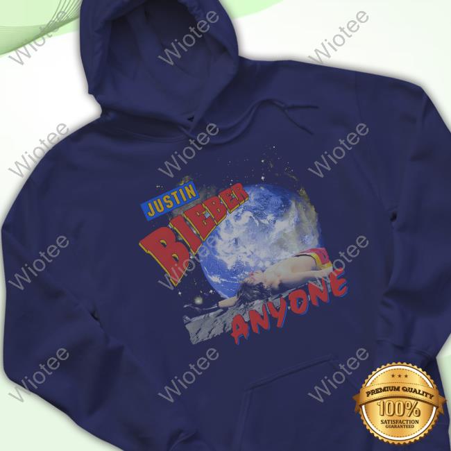 Official Justin Bieber Music Store Justin Bieber Anyone Space Sweatshirt Official Justin Bieber Anyone Space Sweatshirt