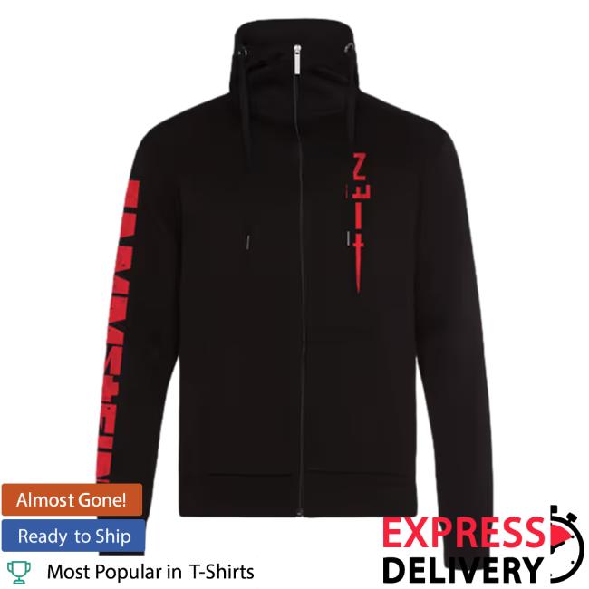 Official Zeithüter Rammstein Zip Up Long Sleeve T Shirt