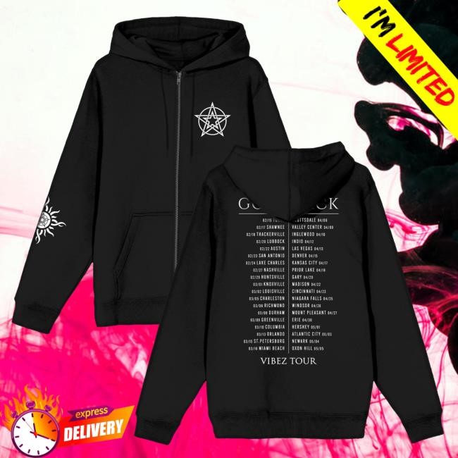 Godsmack Vibez Tour Zip Up Hood Godsmack Merch