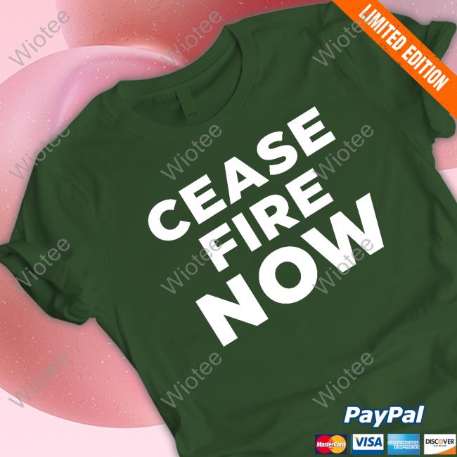 Official Cease Fire Now T Shirt Official Cease Fire Now Shirts Palestine Protestors At Grand Central