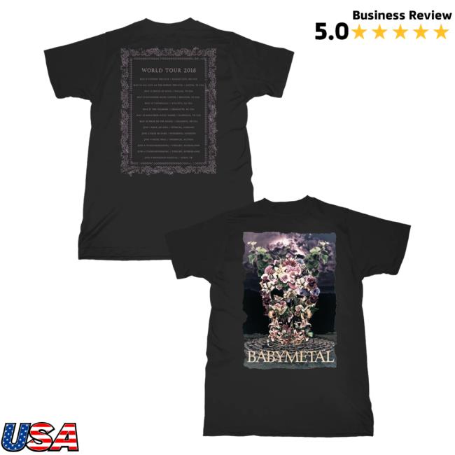 Official Baby Metal Merch Store BabyMetal Death Garden Tour Shirt Baby Metal Apparel Clothing Shop