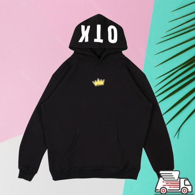 Otk Official Merch Store Icon Pullover Sweartshirt Hoodie Black Otk Clothing Shop Otk Collection
