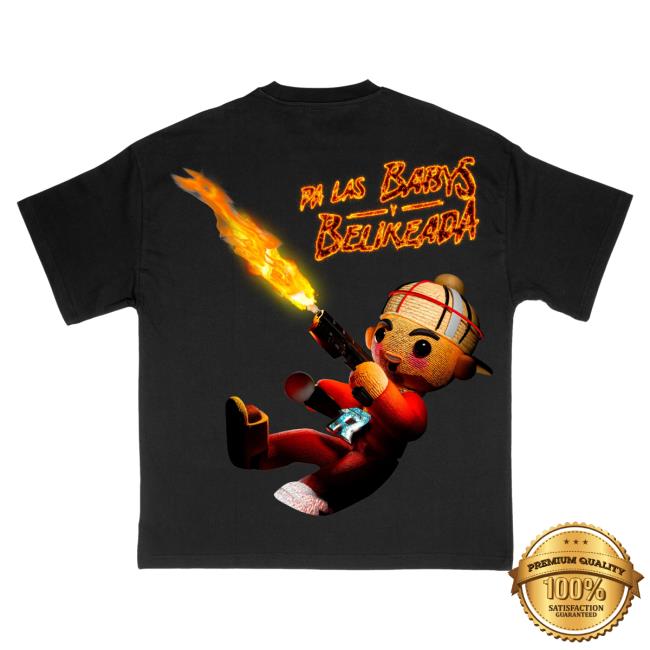 Official Fuerza Regida Clothing Merch Store Shop Fuerza Regida Pa Las Baby's Y Belikeada Chuyin - Black S/S Shirt FuerzaRegida