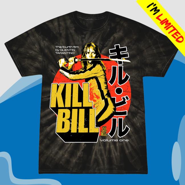 Official Studiohouse Designs Kill Bill Tie Dye T-Shirt Black