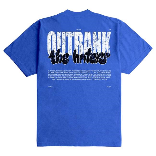 Official Outrank Brand Clothing Store Outrank The Haters Ultra Heavyweight T-Shirts