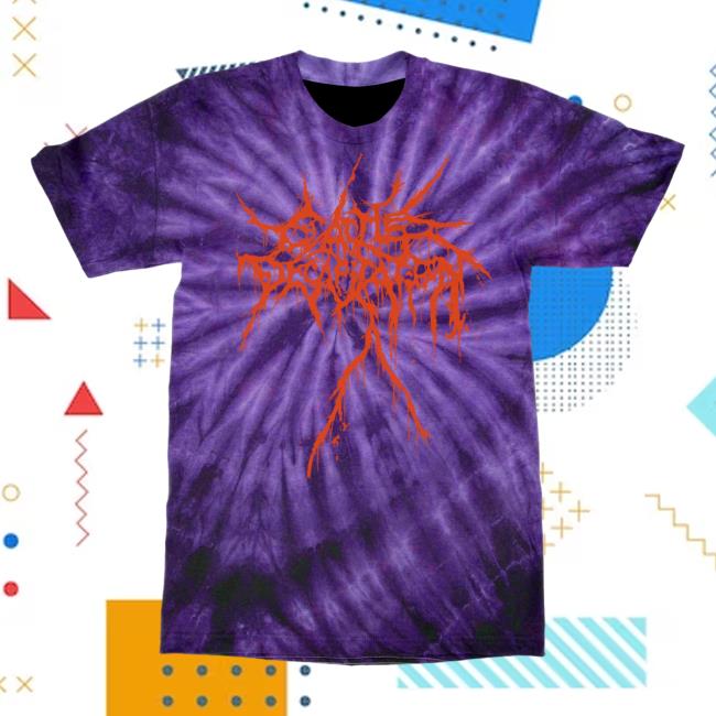 Official Indie Merch Store Shop Cattle Decapitation "Tie Dye Ouroboros" Shirt 2024 IndieMerchStore Carcosabc
