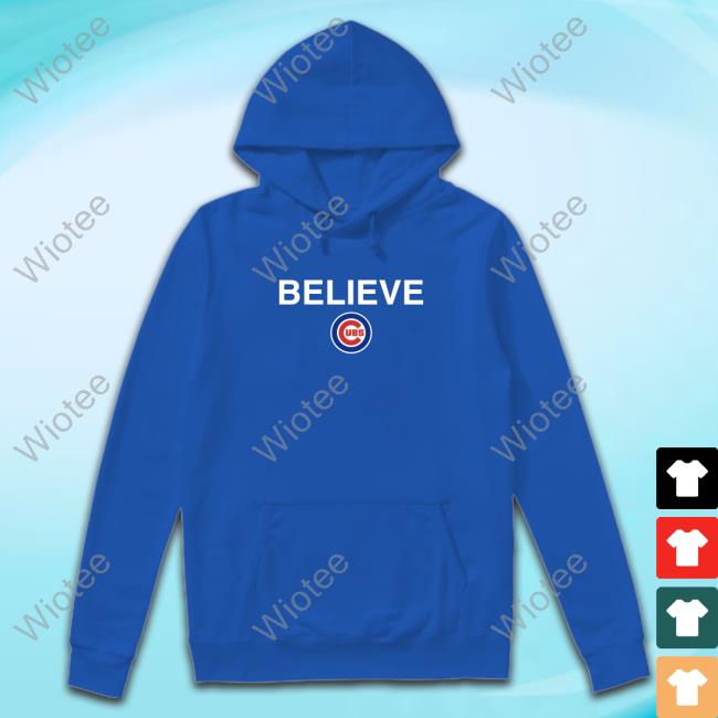 Official Believe Cubs Crewneck Sweatshirt