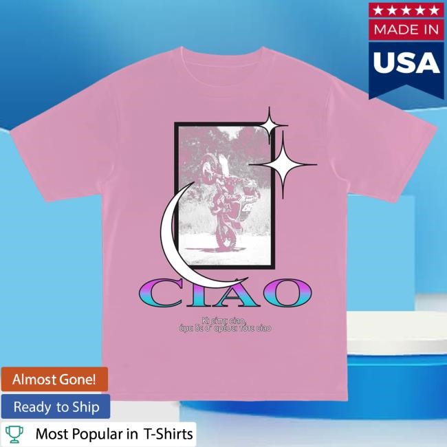 Official Marina Satti CIAO Light Pink T-Shirts