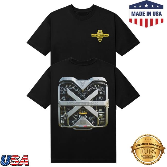 Official Monstermax Merch Store Engine Black Hood Official Monstermax Merch Store Engine Black Popover Hoodie