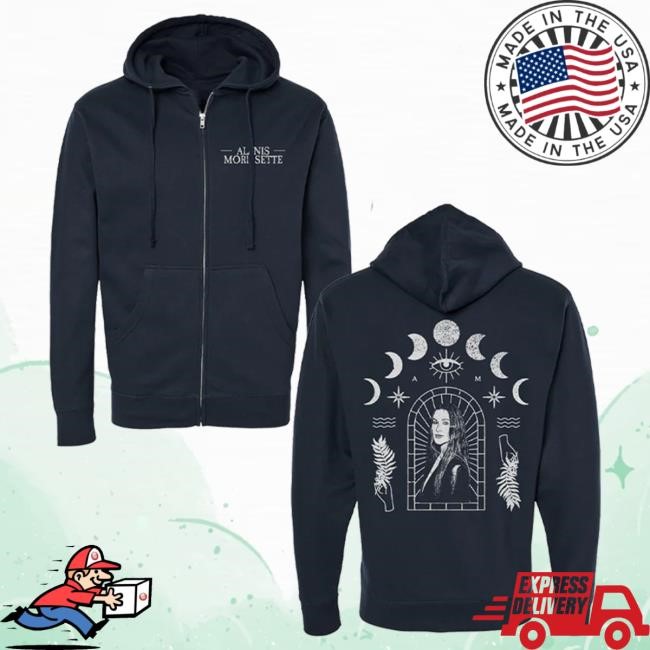 Official Alanis Morissette Merch Store Shop Celestial Zip Hoodies