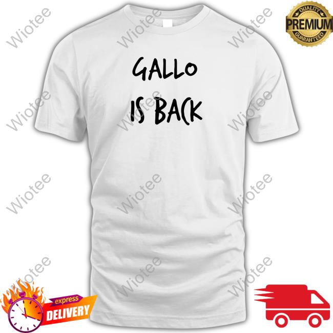 Official Gallo Is Back Shirt Official Danilo Gallinari Gallo Is Back Long Sleeve T Shirt