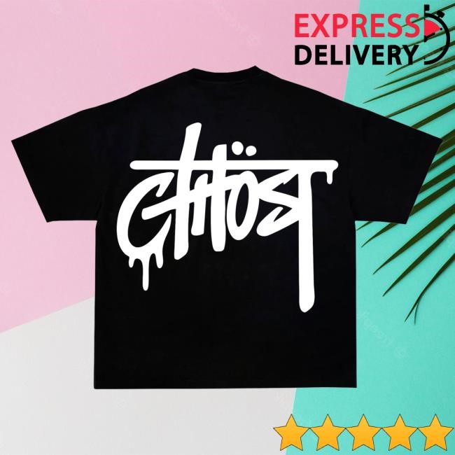 Official Ghost Racing Apparel Ghost Racing Graphite Ghost Hoodies - Black Official Ghost Racing Apparel Ghost Racing Graphite Ghost Tee - Black