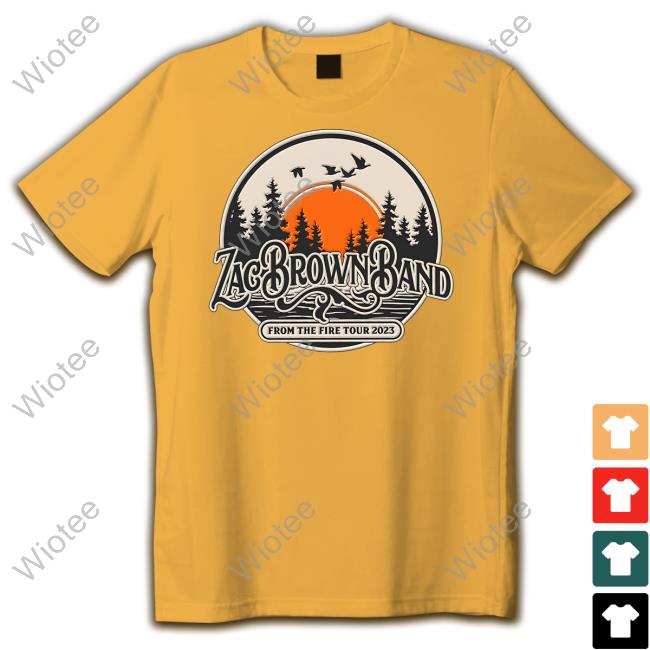 Zac Brown Band Sunset Crewneck Sweatshirt Official Zac Brown Band Merch Sunset Crewneck Sweatshirt