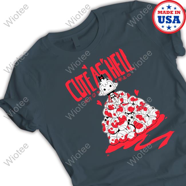 Official Devolver Digital Merch Cult Of The Lamb Cute As Hell Tee Cult Of The Lamb Cute As Hell Shirt