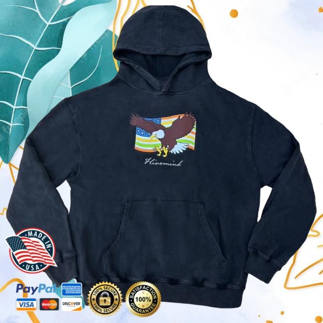Official Hivemind Merch Hivemind X Copes Collection Hivemind "Flag" Embroidered Heavyweight French Terry Hoody