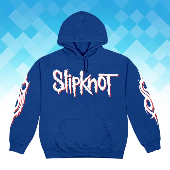 Slipknot Merch Royal Blue Sweater