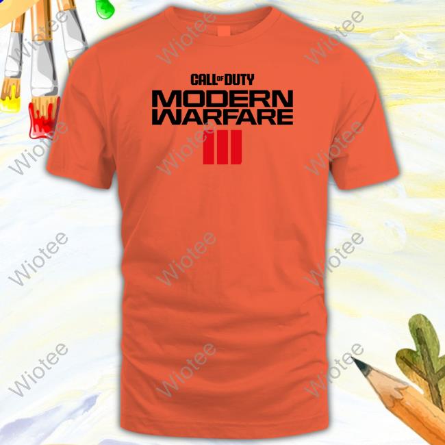 Modern Warfare Tee Shirt Modern Warfare III Wordmark Tee Shirt