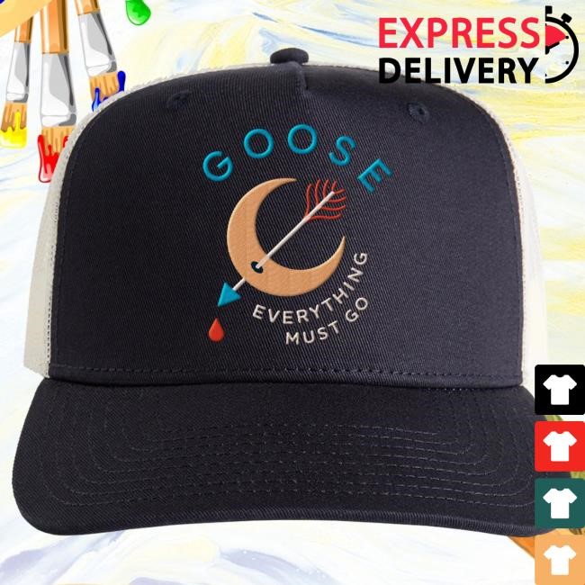 Official Goose The Band Merch Blood Moon Trucker Hat