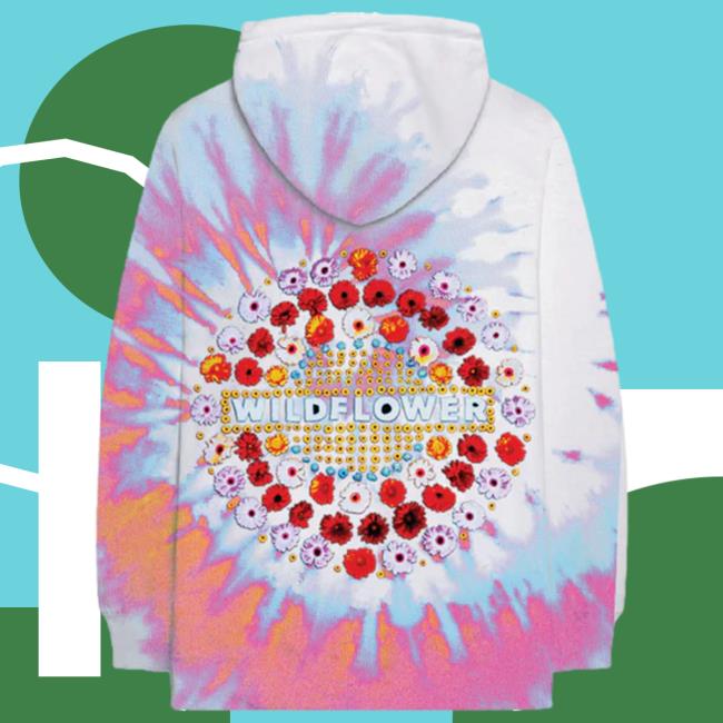 Official 5Sos Wildflower Tie-Dye Sweatshirt 5Sos Wildflower Tie-Dye Crewneck