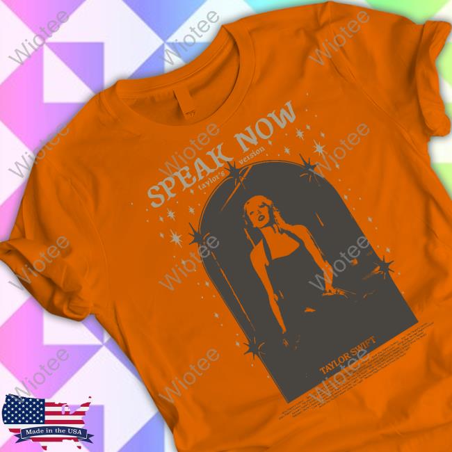 Speak Now (Taylor's Version) Tracklist Taupe Shirts