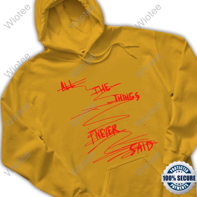 Tate Mcrae Merch All The Things I Never Said T Shirts Tatemcrae Official Tate Mcrae All The Things I Never Said T Shirts