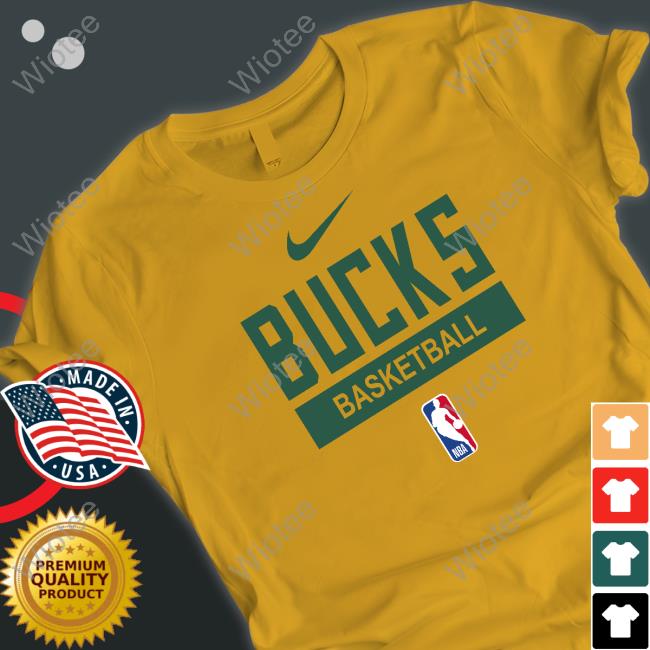 Nba Milwaukee Bucks Practice T-Shirt Official Milwaukee Bucks Practice Shirt