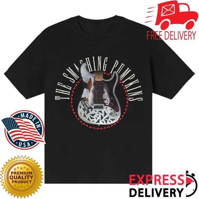 Official Shing Pumpkins Shop Merch Bat Strat Tees