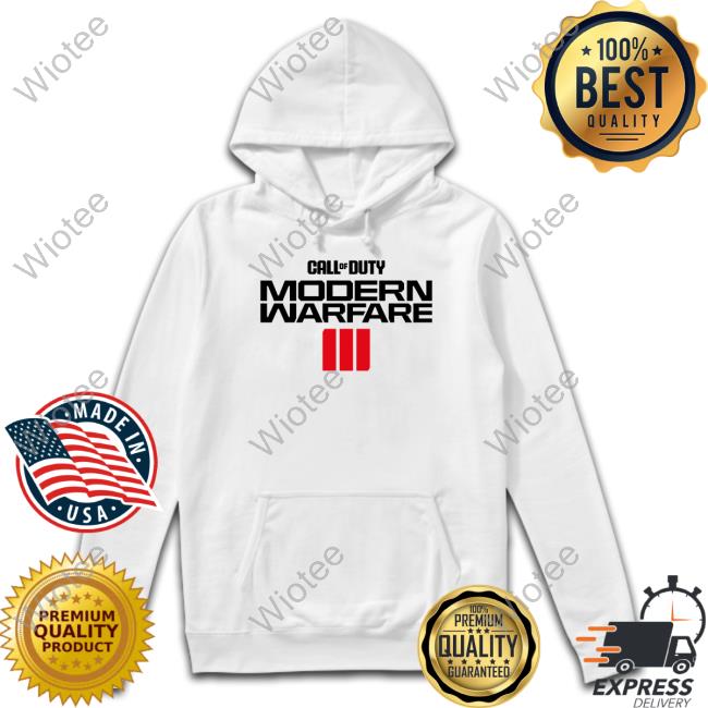 Modern Warfare Tee Shirt Call Of Duty Merch Modern Warfare III Wordmark Tee Shirt