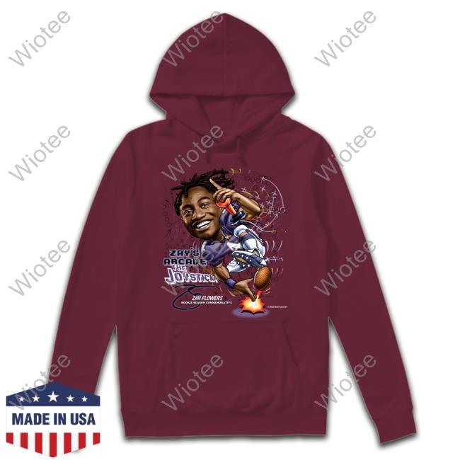 Zay Flowers Tee Shirt Zay Flowers Commemorative Rookie Season Crewneck Sweatshirt
