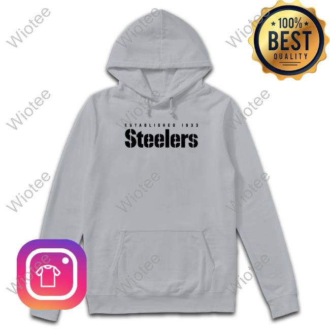 Official Pittsburgh Steelers Established 1933 Steelers Tee Shirt