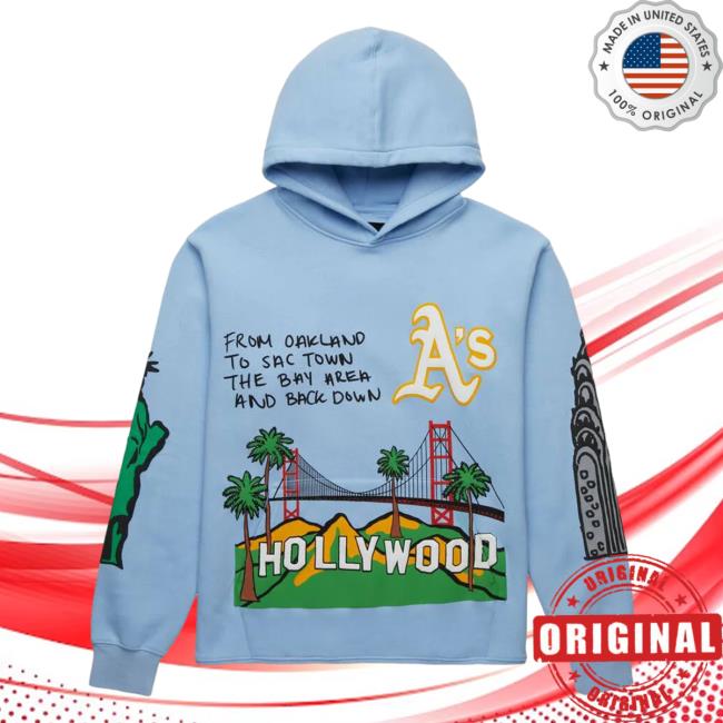 Official Fresh Society Homme + Femme Cali to NYC Crew neck - Sky Blue
