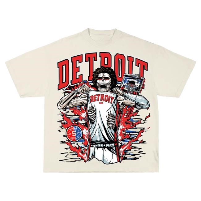 Official Sana Detroit Merch Store Motor Muscle Shirt SanaDetroit